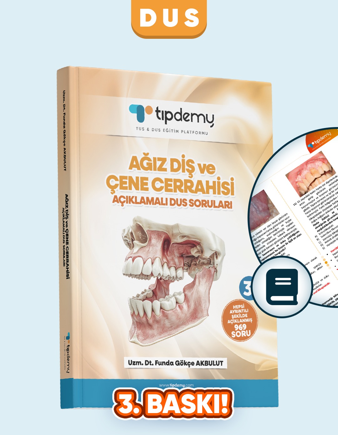 agiz-dis-ve-cene-cerrahisi-soru-kitabi-dr-ogr-uyesi-gokce-akbulut-kitap-3.baski-yeni DUS | Ağız Diş ve Çene Cerrahisi – Soru Kitabı - Görsel 1