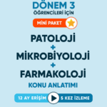 Dönem 3 Patoloji + Mikrobiyoloji + Farmakoloji