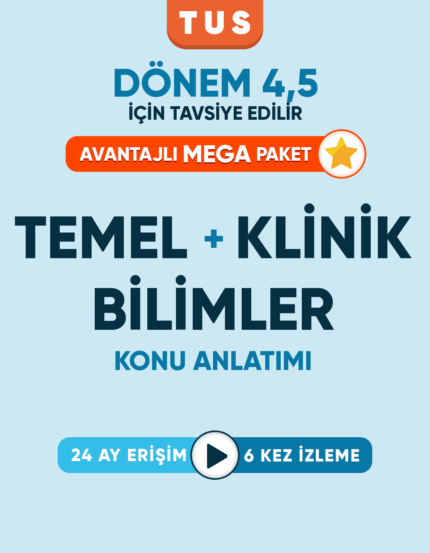 MEGA Paket Temel Bilimler ve Klinik Bilimler