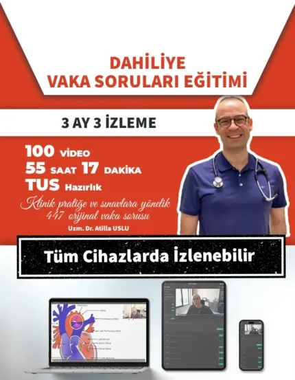 Dahiliye Vaka Soruları Eğitimi (3 ay - 3 kez izleme)