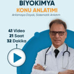 DUS Biyokimya Konu Anlatım Videoları (3 ay - 3 kez izleme)