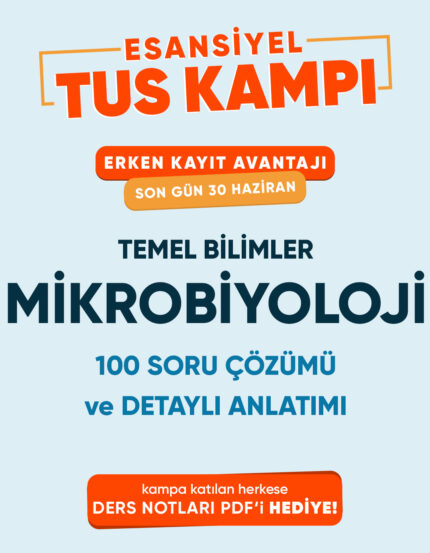 Mikrobiyoloji Esansiyel Tus Kampı Tek Ders (3 ay - 3 Kez İzleme)