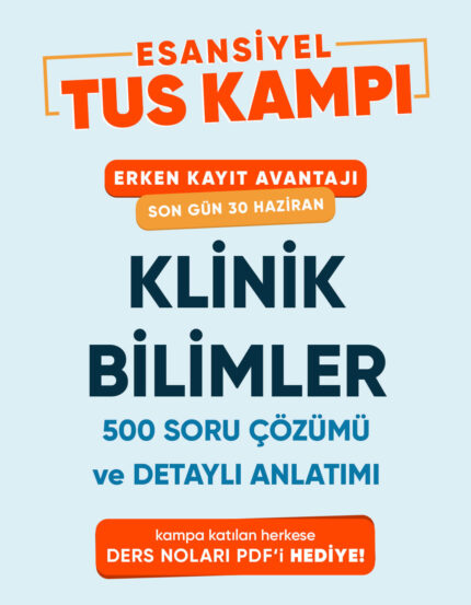 Esansiyel TUS Kampı Klinik Bilimler (3 ay - 3 Kez İzleme)