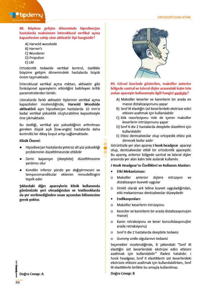 Dus Ortodonti Soru Kitabı - Görsel 7