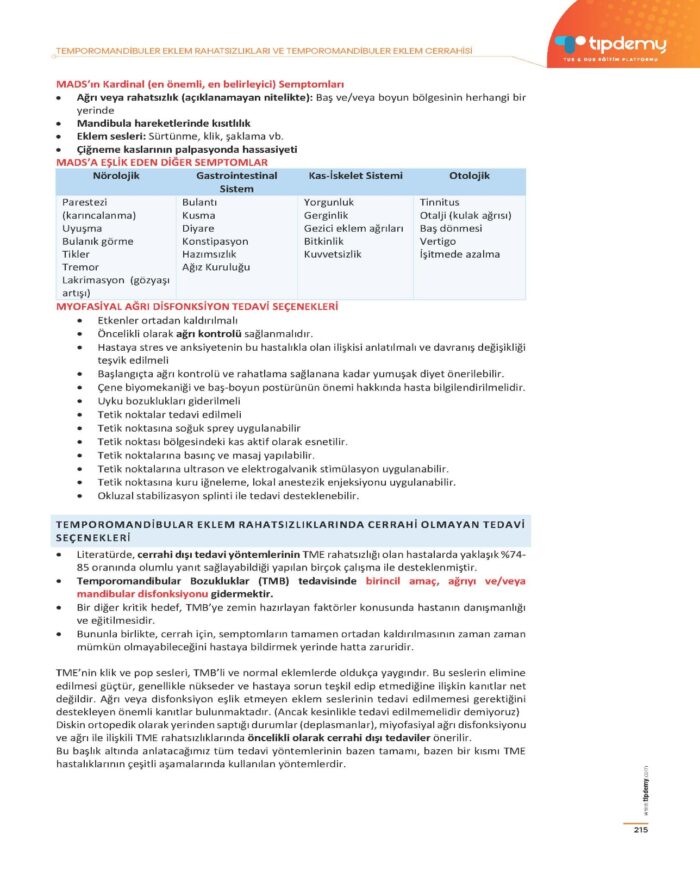 Dus Ağız Diş ve Çene Cerrahisi Konu Kitabı - Görsel 4
