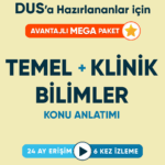 DUS MEGA Paket Temel Bilimler ve Klinik Bilimler