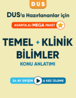 DUS MEGA Paket Temel Bilimler ve Klinik Bilimler