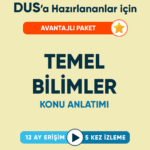 DUS Temel Bilimler Video Paketi