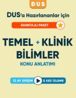 DUS Avantajlı Paket Temel Bilimler ve Klinik Bilimler