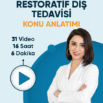 DUS | Restoratif Diş Tedavisi – Konu Anlatım Videoları (3 Ay / 3 İzleme)