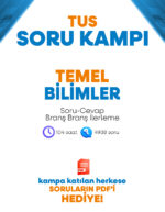 TUS | Temel Bilimler – Soru Kamp Videoları (3 Ay / 3 İzleme)