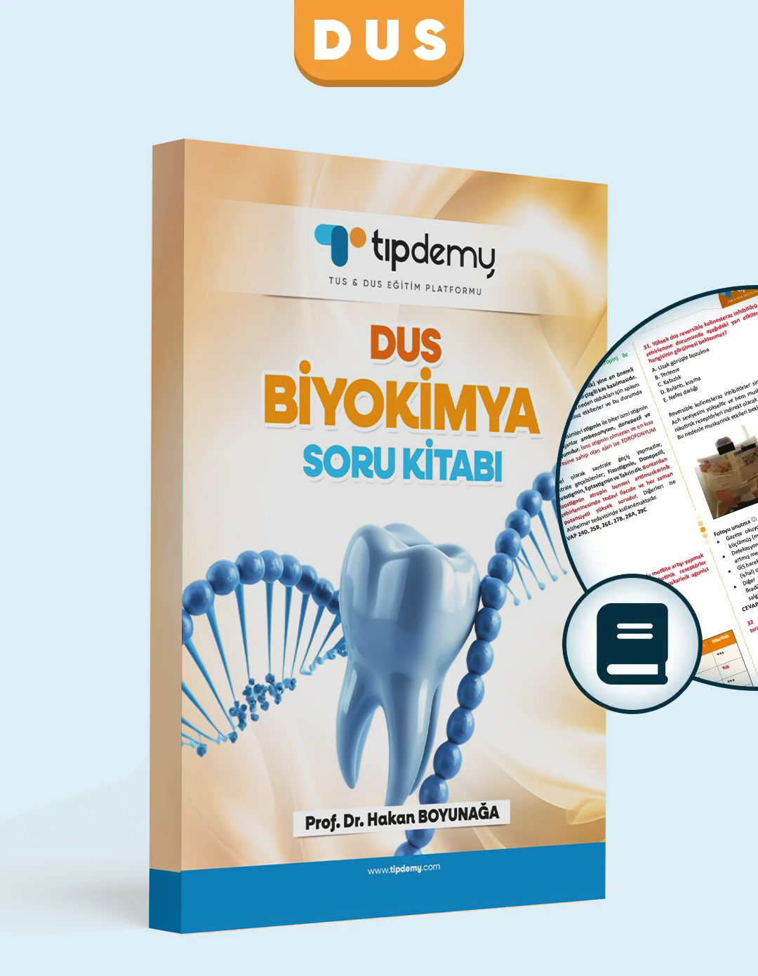 dus-biyokimya-soru-kitabi-prof-dr-hakan-boyunaga DUS | Biyokimya – Soru Kitabı - Görsel 1