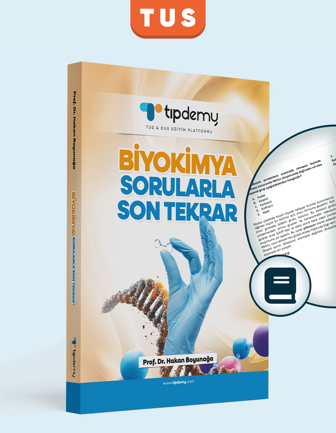 Tıpdemy - Biyokimya Sorularla Son Tekrar - TUS .jpg TUS | Biyokimya – Sorularla Son Tekrar - Görsel 1